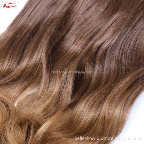 Hot sell Clip On long curly ponytail hair extension synthetic hair extension clip in hair extensions